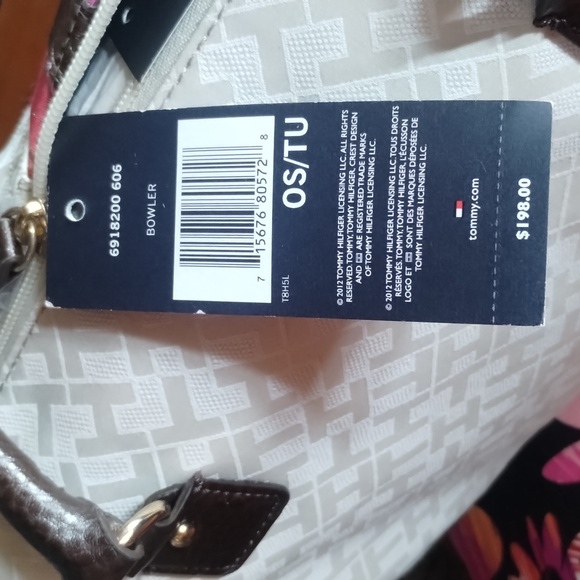 NWT Tommy Hilfiger SIGNATURE 2012 Bowler Bag a la Gucci's Original st… - Picture 9 of 14